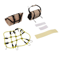 Miniatyrbild 2 av 8: RC Simulation Yellow Roof Bagage Net för Traxxas 1/18 TRX4M