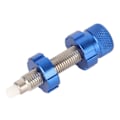 Miniatyrbillede 4 af 8: Bueskyddepude Kolv Universal Aluminiumlegering Fjederbelastet Recurve Bue Tilbehør Blå