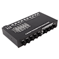 Miniatyrbild 8 av 8: Bilstereo Equalizer Justerbar 5 Bands Exakt Tuning EQ Tuning Crossover Förstärkare Grafisk Equalizer
