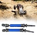 Miniatyrbild 2 av 8: Aluminiumlegering Stål RC Drivaxelstillbehör Passar för ECX 2WD 1/10 RC Hobbybil Blå
