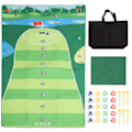 Miniatyrbillede 1 af 8: Chipping Game Spillemåtte Sæt Chipping Game Træningsmåtte Indendørs Udendørs Spil til Voksne og Familie Børn