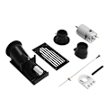 Miniatyrbillede 3 af 8: 40mm RC Båds Jetpumpe Thruster RC Båds Thruster Jetpumpe Sæt med 775 Børstet Motor Sort