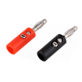 Miniatyrbillede 8 af 8: 10 ST U56 4 mm banan stik DIY-kabelforbindelser Adaptere til elektrisk testning Rød Sort GulGrøn Blå
