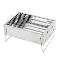 Miniatyrbillede 5 af 8: Udendørs Grill Bærbar Foldbar Kulgrill i Rustfrit Stål til Udendørs Picnic Camping Madlavning