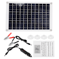 Miniatyrbilde 1 av 8: Bærbar solcellepanel 100W Monokrystallinsk 12/24V USB-utgang for biler, tilhengere og båter