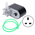 Miniatyrbillede 1 af 8: Peristaltisk pumpe enkelt hoved høj flow til eksperimenter 114-500 ml/min AC100-240VUK stik