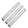 Miniatyrbild 6 av 8: 3st aluminiumlegering banfältstafettbatonger Spårbatonger Raceutrustning för löparlopp Team för löparlopp utomhus studentstafettevenemang Silver