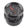 Miniatyrbillede 3 af 8: 2-i-1 12V Turbo Boost Måler ‑30‑30PSI Måleområde Trykmåler Hvidt Lys Universal