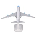 Miniatyrbild 5 av 8: 7,9 tum 747-400 plan modell med stativ Legering Flygplansmodell Realistisk utsökt plan leksak för dekoration