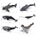 Miniatyrbillede 3 af 7: 12 stk Simulerings Mini Havsdyr Figur Legetøj Sæt PVC Sea Life Model Legetøj til Børn Uddannelse Kognitiv Legetøj