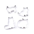 Miniatyrbild 2 av 4: Cat Shape Cutter Rostfri kakform Fondant Bakverk Kex Gör det själv-verktyg
