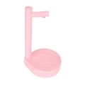 Miniatyrbild 4 av 8: Smart Bordsvattenautomat 7 Nivåer Justerbar USB-laddning Låg Ljudnivå Vattendispenser för 5 Gallon Flaska Rosa