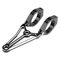 Miniatyrbilde 3 av 8: 1 par Motorsykkel Lyktfeste Gaffelhode Lyktbrakett for Cafe Racer 41mm