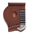 Miniatyrbilde 8 av 8: Guzheng modell i tre miniatyr Guzheng musikkinstrument modell utstilling for hjemmet