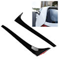 Miniatyrbild 5 av 8: 2st ABS bil bakfönster sidovingspoiler Passar till Volkswagen Golf 7 14-19