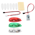 Miniatyrbillede 3 af 8: 3 stk/sæt Drone Flash LED trådløst lys til RC Fix Wing Flyvemaskine Helikopter