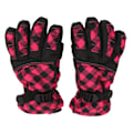 Pikkukuva 4 / 8: 1 pari miesten talvpyöräilyhanskat Vedenpitävät tuulenpitävät hiihto-lumikäsineet ulkoiluhuippuhiihtoon Moottoripyörä Rose Red Large Grid L XL Koko