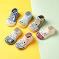 Miniatyrbild 4 av 5: Bomullshalkskydd inomhus tåslippersockor skor för baby 26-27 ljusgrå