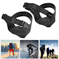 Miniatyrbilde 6 av 8: 1 Par 5-Tann Anti-Skli Is-Pigger Sko Grips Pigger Pigger Pigger for Hiking Klatring (L 39-42)