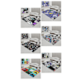 Miniatyrbild 3 av 5: Controller Area Rug för Gamers - Halkfri golvmatta för sovrum inomhus utomhus lek - 60x90cm