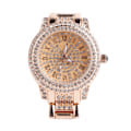 Miniatyrbillede 8 af 8: Dameklok Retro Elegant romerske tal Urtavle Shiny Rhinestone Lysende Design Kvartsur til Fest Kontor Rejse