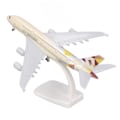 Miniatyrbillede 3 af 8: Simuleret legerings passagererfly model legetøj model Diecast fly model dekoration til børn voksne 7,9 tommer