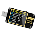 Miniatyrbillede 7 af 8: 9-bens USB-spændingsmåler Skærm Vendfunktion Gravity Sensor Multifunktionel USB Amperemeter Tester FNB48