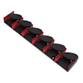 Miniatyrbilde 3 av 8: Vertikal Fiske Stang Holder Veggmontert Plassbesparende Nylon Fiske Stang Oppbevaringsstativ for Fiskeentusiaster
