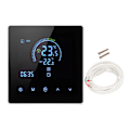Miniatyrbillede 1 af 8: 16A digital termostat med LCD-skærm Programmerbar termostat Elektrisk varmetermostat til hjemmekontor Hotel AC 90V‑240V Hvid Uden WiFi