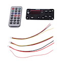 Miniatyrbillede 1 af 5: DC 6V-12V Bluetooth 5.0 MP3-dekodermodul Digitalt display Dobbelt dekoding Trådløs lydmodtagermodul med fjernbetjening