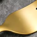 Miniatyrbillede 2 af 5: Bestiksæt Bærbar Stekkniv i Rustfrit Stål Gaffel Ske Bordsservice Forskønnet Servisesæt Golden Fork