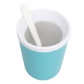 Miniatyrbild 3 av 8: Slushie Maker Cup utan plugg Snabbfrysningskopp Hem DIY Juice Drycker Rör kylkopp Blå