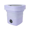 Miniatyrbillede 3 af 8: 6,5 L Vaskemaskine Foldbar Bærbar Automatisk Dybderensning Vask og Centrifugering Stor Vaskemaskine med Vandledning 100‑240V Lilla EU-stik
