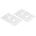 Miniatyrbilde 4 av 8: 2 stk aluminium gitterplate Veggnettpanel Display Industriell kontrollkomponent 3123‑0048‑0072