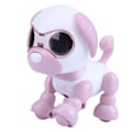 Miniatyrbillede 4 af 8: Robot Hund Kæledyrslegetøj Smart Kids Interaktiv Gående Lyd Hvalp LED Optagelse Uddannelsesmæssig Gave (Rosa)