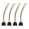 Miniatyrbillede 3 af 8: 4 stk. Tændspolestik Pigtail Connector Harness Kit 4 Pins Udskiftning til Camry Corolla Highlander Rav4
