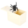 Miniatyrbilde 3 av 8: Simulert Falsk Edderkoppboks Morsom Trick Spøk Leke Gave til Halloween Aprilsnarr