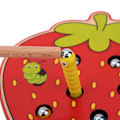 Miniatyrbilde 6 av 8: Capture Worm Magnetisk treleke Kid Utdanningsmessig Intelligensutvikling Leke Jordbær