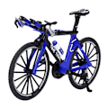 Miniatyrbilde 7 av 8: Finger Mountainbike Legering Mini Sykkel Modell for Hjem Skrivebord Arbeidsplass Kontordekor Gaver Blå