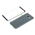Miniatyrbillede 5 af 8: Mobiltelefon Bagside Glas Cover Front Skærm Glas Linse Udskiftningssæt til Samsung S8 Sølv