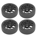 Pikkukuva 8 / 8: 4ST RC-auton renkaat Vahva iskunvaimennus Universaali sopiva TAMIYA TT01 TT02 XV01 XV02 HSP 94123 94122 1/10 Kaukosäätimellä ohjattavat autot Musta
