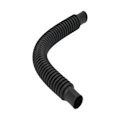 Miniatyrbilde 8 av 8: Scuba Diving Rund korrugert slange for flytekontroll Device Jakke BCD Sidemount BCD16Inch