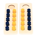 Miniatyrbillede 4 af 8: Træ Tællepinde Legetøj med Opbevaringspose Ti Gitter Array Uddannelsesmæssige Nummer Sortering Matematik Spil