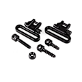 Miniatyrbillede 8 af 8: QD Sling Swivels Højstyrke stål 2 Hurtige aftagelige Sling Swivels Tri Lock System Montering med 3 dele Sling Swivel Dubber