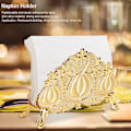 Miniatyrbillede 8 af 8: Innovativ Shape Desktop Serviettholder Stand Stativ Opbevaringsorganisator til restaurant hotel