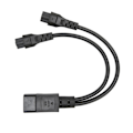 Miniatyrbillede 7 af 8: Splitter strømledning IEC320 C14 han til dobbelt IEC320 C5 hun stik til bærbar computer strømforsyning 100‑250V