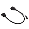 Pikkukuva 8 / 8: OBD-sovitinkaapeli 16-nastainen uros 15-nastainen naaras Plug and Play -diagnostiikkoliitäntä Launch X431:lle