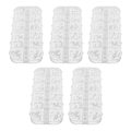 Miniatyrbild 6 av 8: 5 st Nagelkonst Pärlor Kit 12 Fack 2mm 2.5mm 3mm 4mm DIY Stilfulla Eleganta Vita Platt Baksida Halvrunda Pärlor Kit