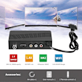 Miniatyrbillede 1 af 8: 1080P Set Top Box Digital TV Receiver DVB T2 Antenne Tuner