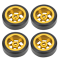 Miniatyrbilde 4 av 8: 4 stk. Aluminium Alloy Drift Dekk RC Biltilbehør Passer for Wltoys K969 K989 P929 1/28 RCGolden